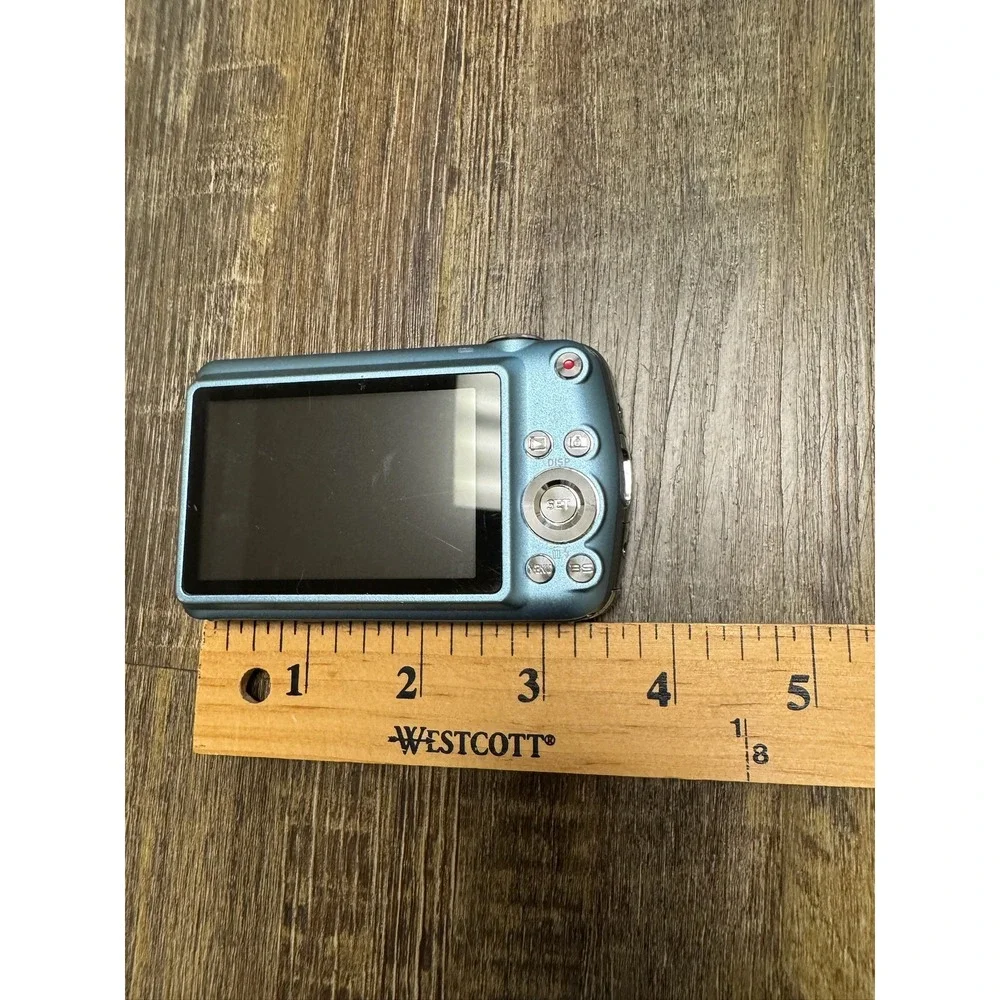 Casio Exilim EX-S6 Digital Camera Blue  Capture Mode 3x Optical Zoom Untested